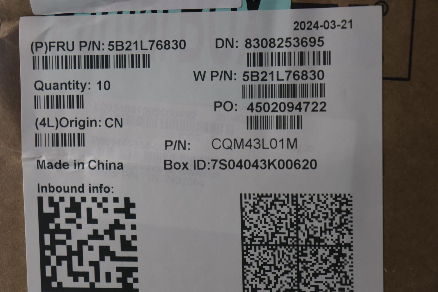 Lenovo FLi5-1345U32G211vpYdL3NOyABYADI 5B21L76830