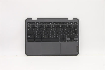 Lenovo Chromebook 100e Gen 3 Palmrest Cover Touchpad Keyboard Grey 5M11C94669