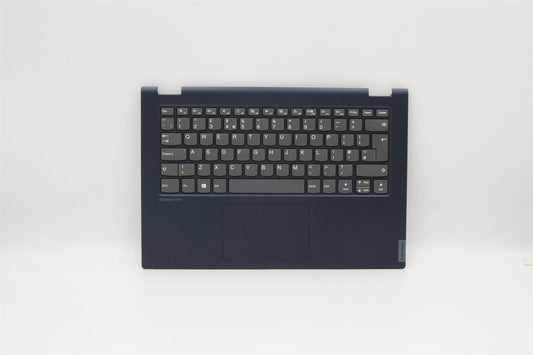 Lenovo IdeaPad C340-14IWL Palmrest Cover Touchpad Keyboard UK Blue 5CB0U42405