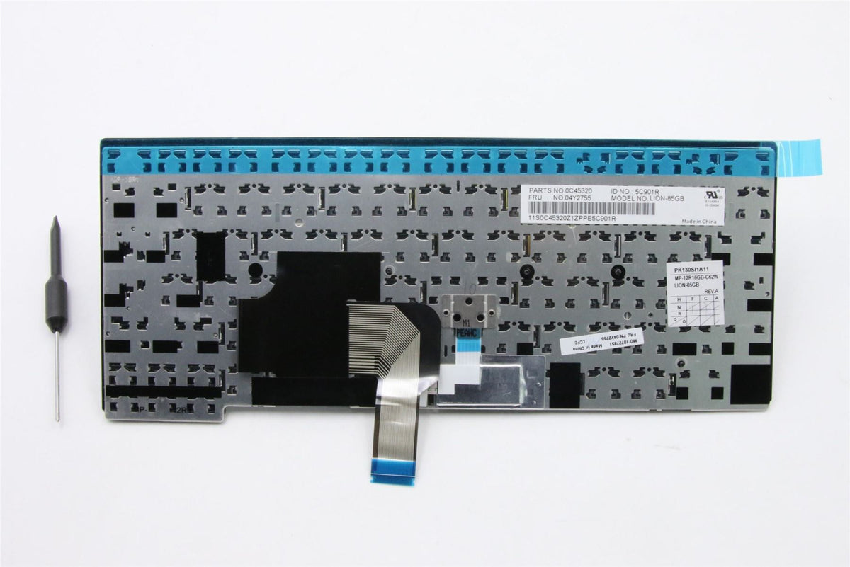 Lenovo E431/E440, GB, CHY UK English Keyboard 04Y2755