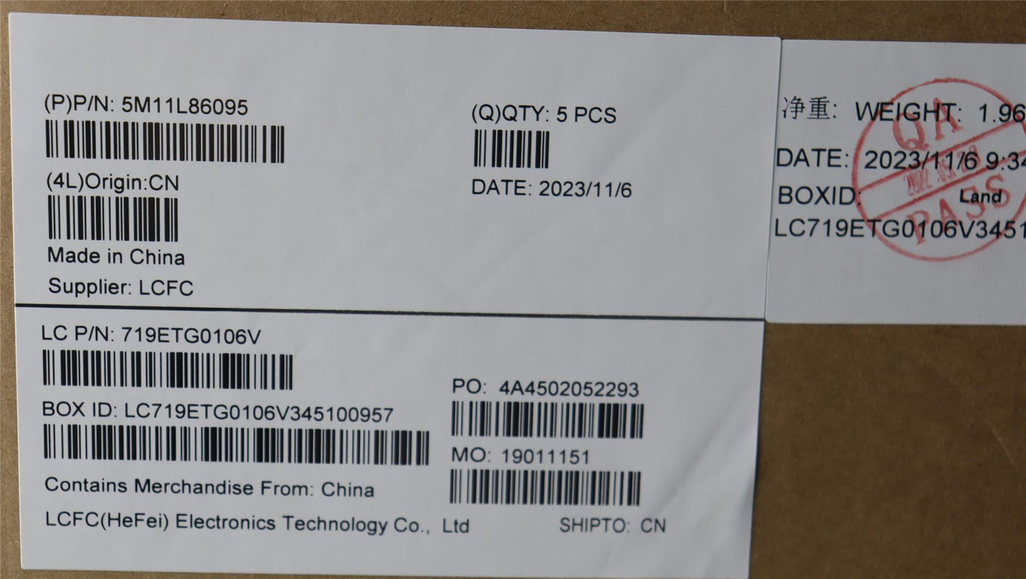 Lenovo ThinkPad X13 Gen 4 Keyboard Palmrest Top Cover Arabic Black 5M11L86095