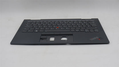 Lenovo ThinkPad X1 8th Gen Keyboard Palmrest Top Cover Hungarian Grey 5M11H62430