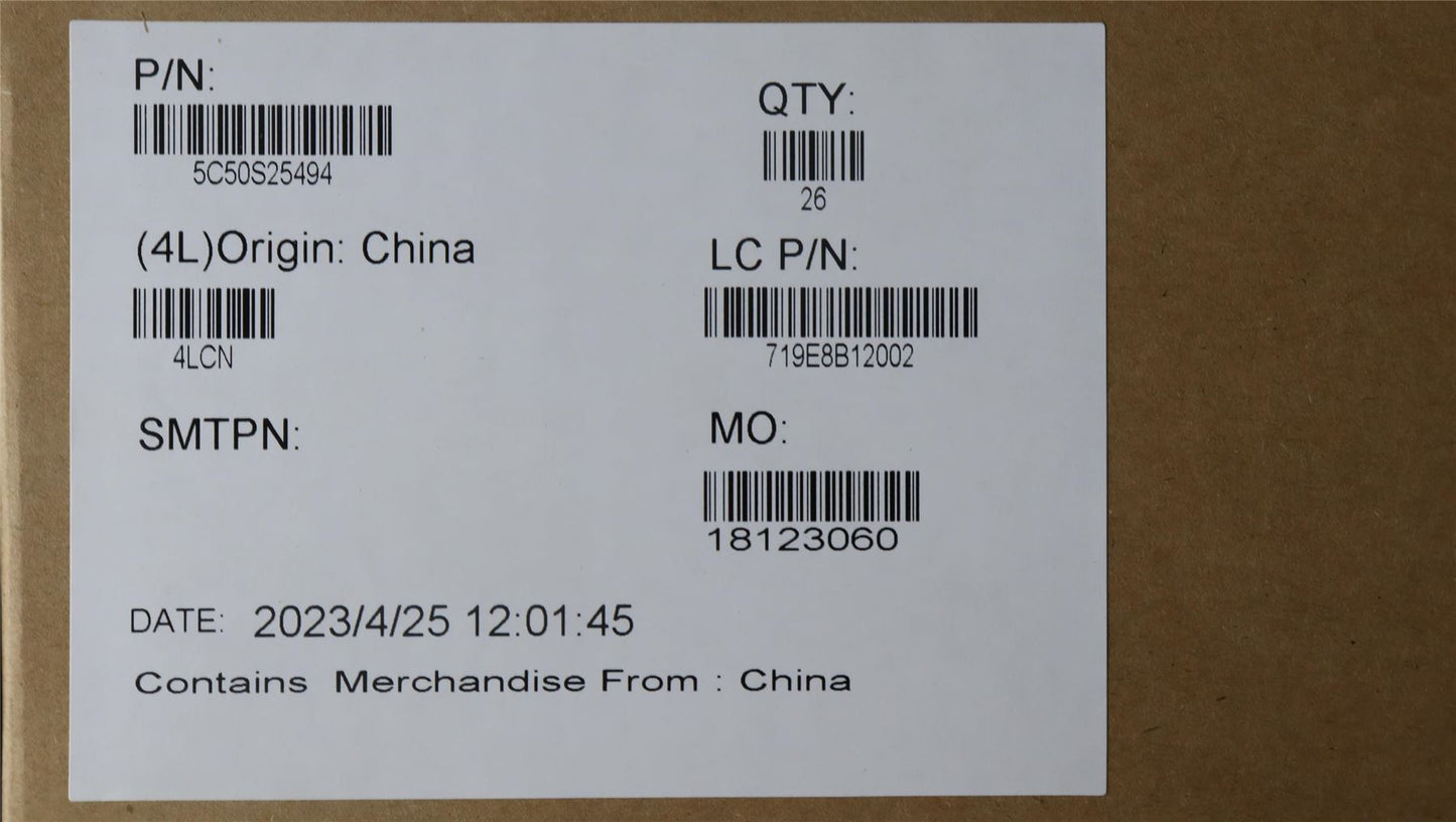 Lenovo Sensor_Board L 82XH SENSOR/B 5C50S25494