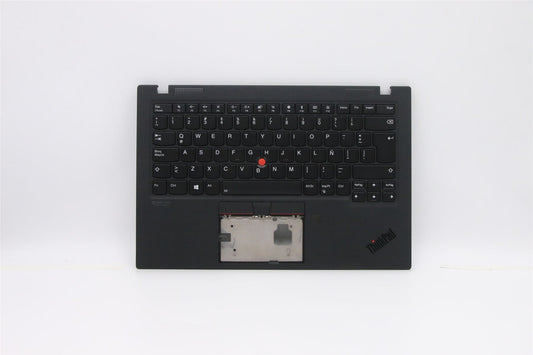 Lenovo ThinkPad X1 7th Gen Keyboard Palmrest Top Cover Spanish LA 5M10W85932