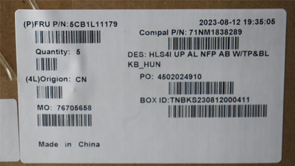 Lenovo IdeaPad 5 14ABR8 5 14IAH8 Palmrest Cover Touchpad Keyboard 5CB1L11179