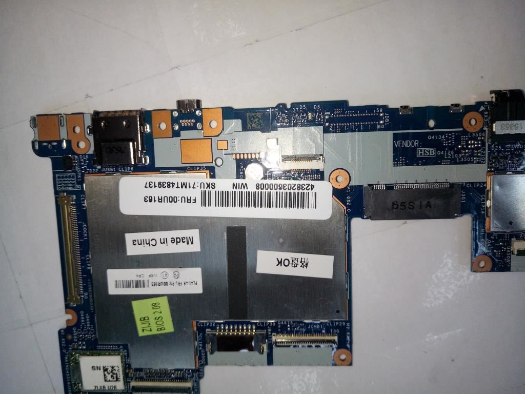 Lenovo 00UR163 WIN,Z8750,4GB,128GB,WWAN,D-TPM