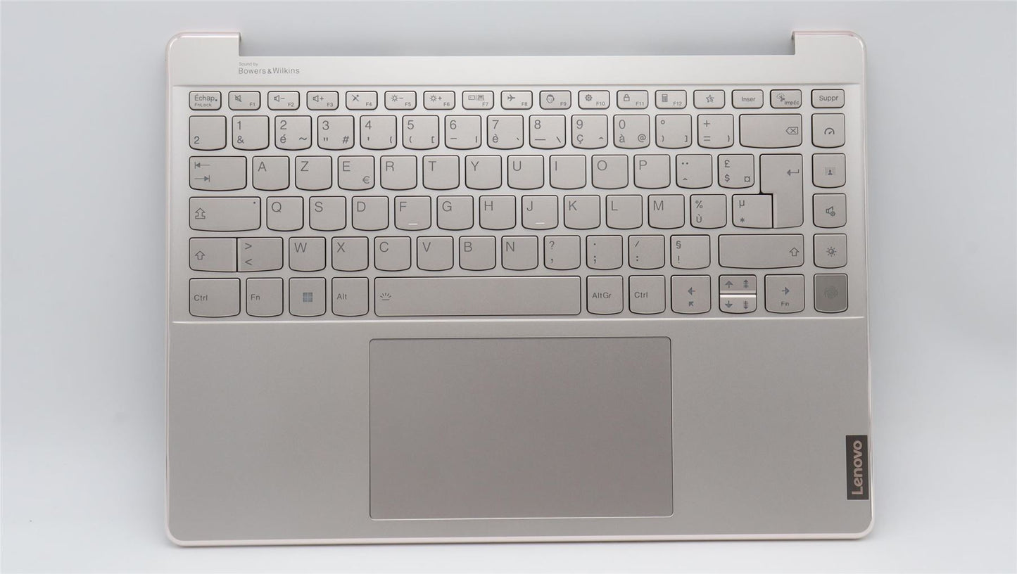 Lenovo Yoga 9 14IRP8 Palmrest Cover Touchpad Keyboard French Silver 5CB1K62465