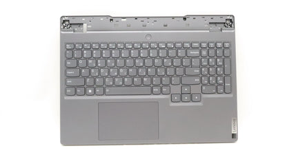 Lenovo 5 15IAH7 Palmrest Cover Touchpad Keyboard Greek Storm Grey 5CB1H23678