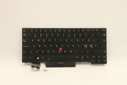 Lenovo ThinkPad T14 2 Keyboard Norwegian Black Backlit 5N20X68879