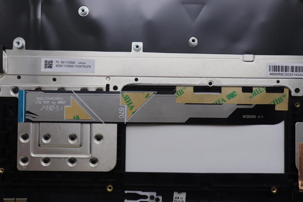 Lenovo 13w Gen 2 13w Keyboard Palmrest Top Cover UK Black 5M11F25900