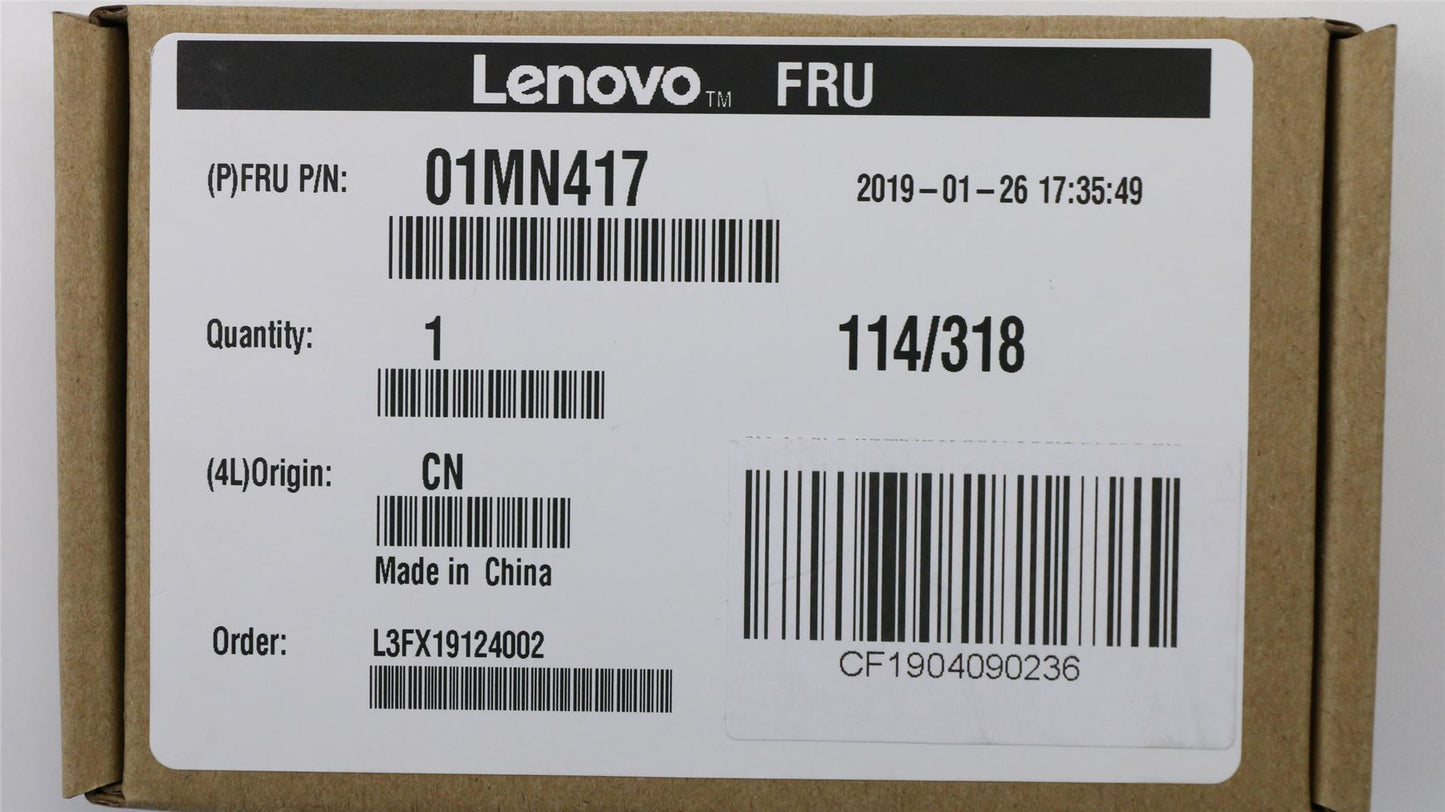 Lenovo 01MN417 MECH_ASM Lock kit, common key,AVC