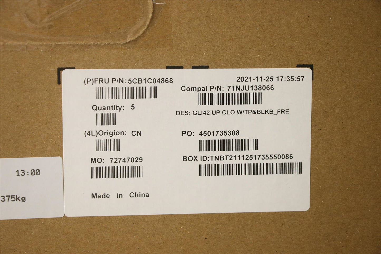 Lenovo IdeaPad 5 14ITL6 5 14ACN6 Palmrest Cover Touchpad Keyboard 5CB1C04868