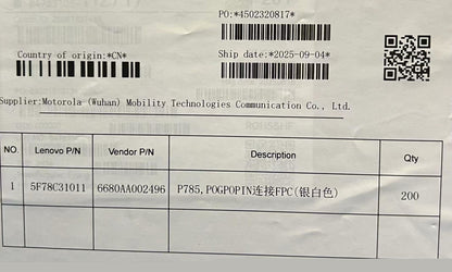 Lenovo TB361FU PG PIN_SV&*6680AA002496 CS Board 5F78C31011