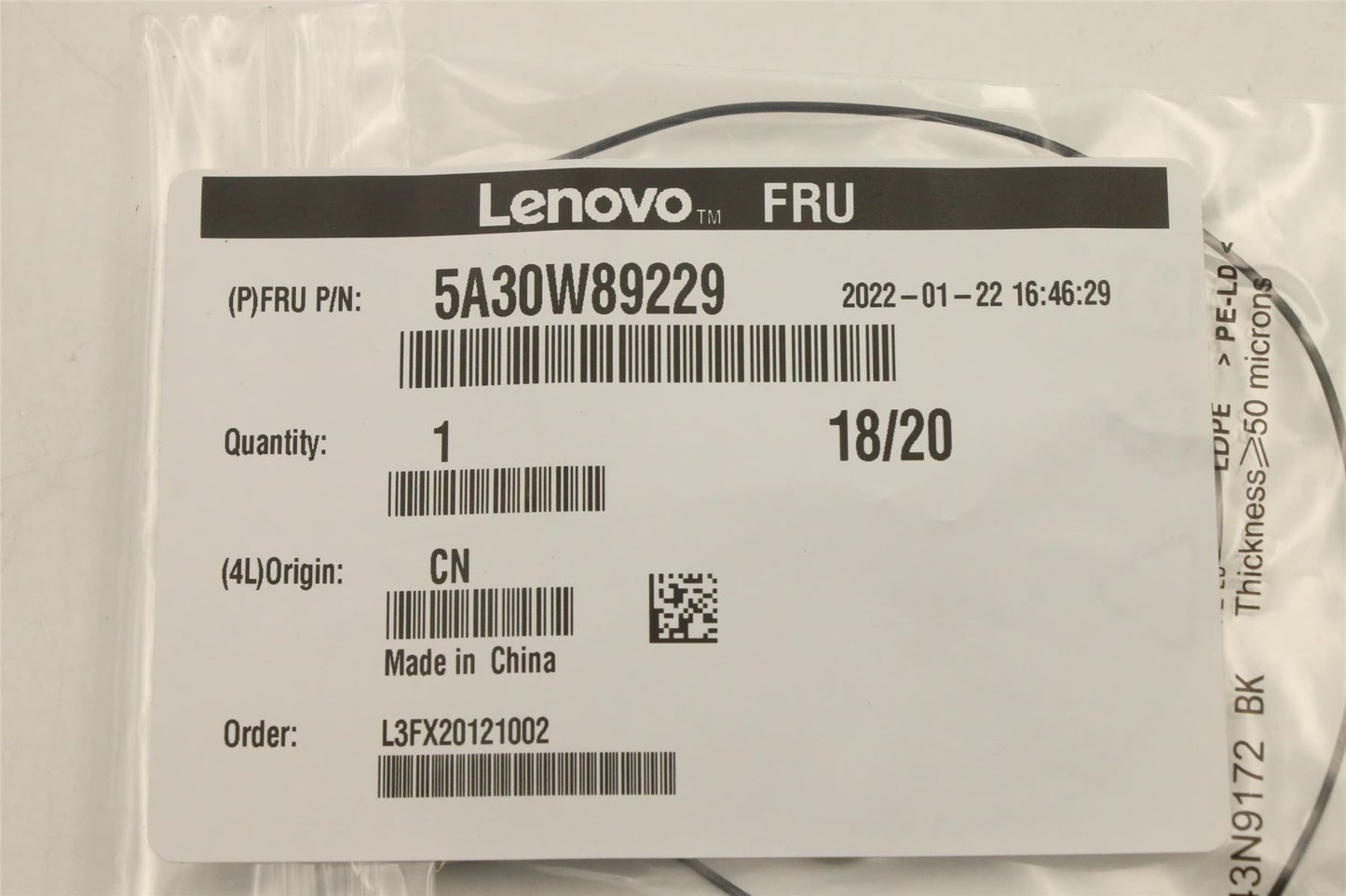 Lenovo Neo M70t 3 M80t 3 M70t 4 50t 3 Wi-Fi Wifi Wireless Antenna 5A30W89229