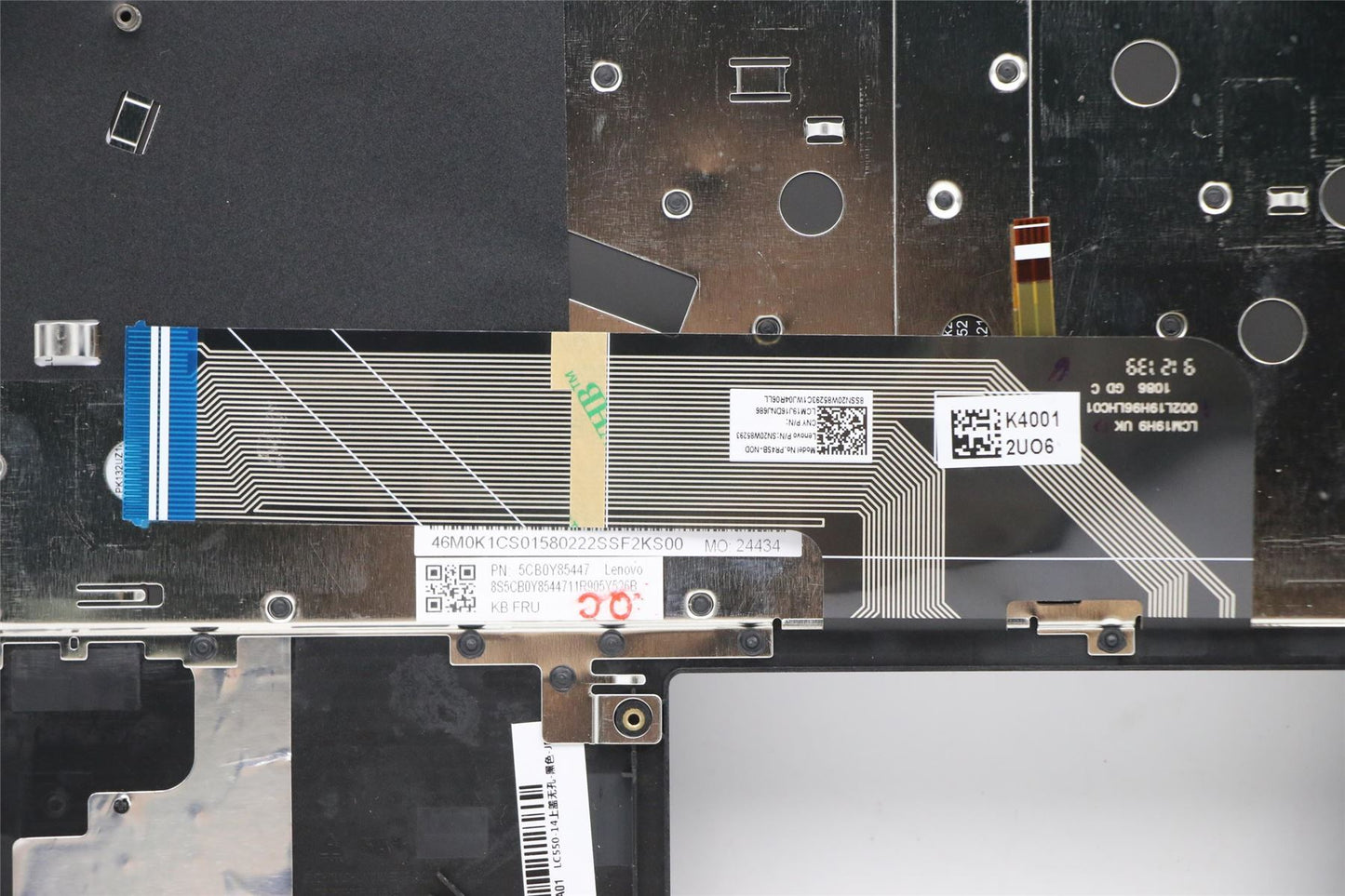 Lenovo Flex 5-14IIL05 5-14ARE05 Keyboard Palmrest Top Cover Nordic 5CB0Y85447