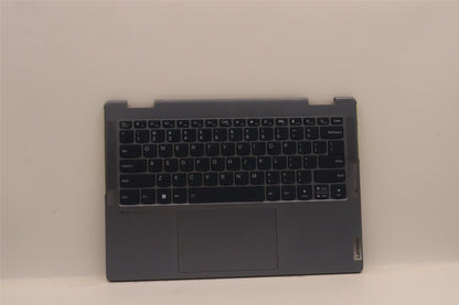 Lenovo Yoga 7 14IAL7 Palmrest Cover Touchpad Keyboard US Stone Blue 5CB1J02450