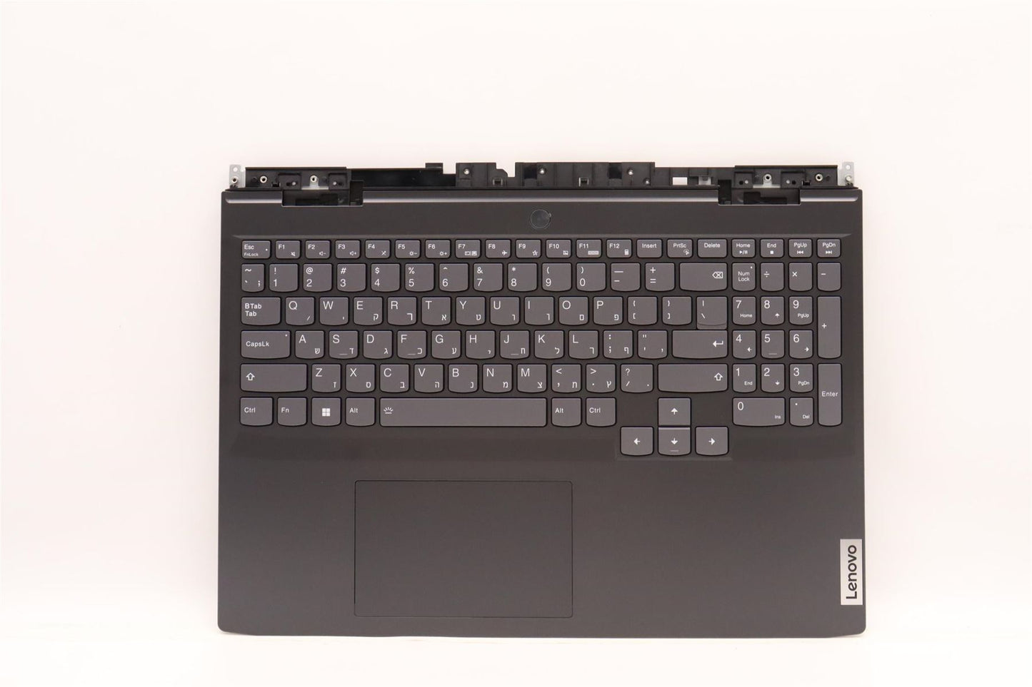 Lenovo IdeaPad 3 16IAH7 Palmrest Cover Touchpad Keyboard Hebrew White 5CB1J09520