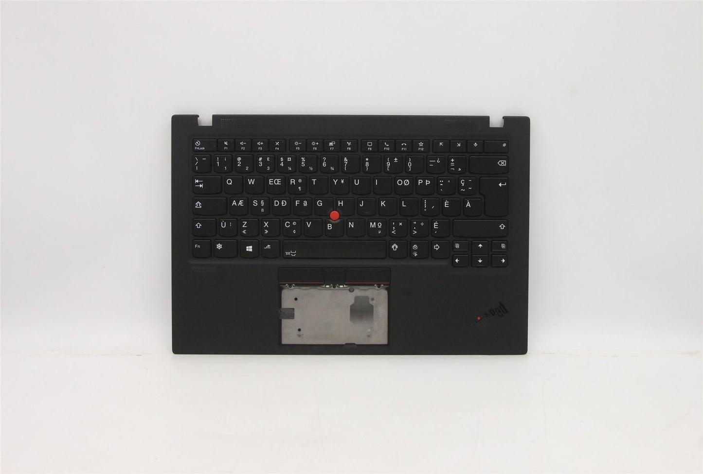 Lenovo ThinkPad X1 8th Gen Keyboard Palmrest Top Cover Deep Black 5M10Z27443