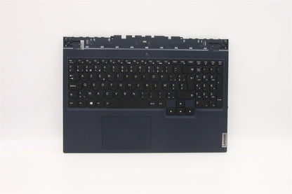 Lenovo 5 15ITH6 Palmrest Cover Touchpad Keyboard Belgian Blue Backlit 5CB1D10930
