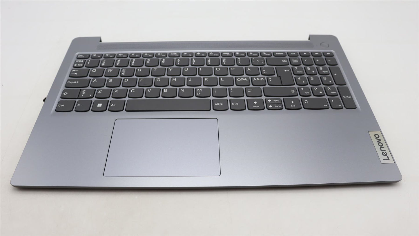 Lenovo IdeaPad 3 15AMN8 Palmrest Cover Touchpad Keyboard Nordic 5CB1L27551