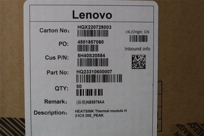 Lenovo Thermal module H 21CX DIS_PEAK 5H40S20584