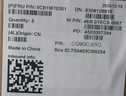 Lenovo COVER Upper Case ASM_DEN W21KJ AGBL 5CB1M70301
