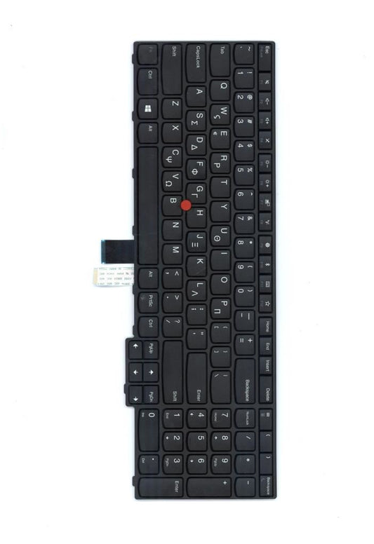 Genuine Lenovo ThinkPad E570 E575 Keyboard Greek Black 01AX133