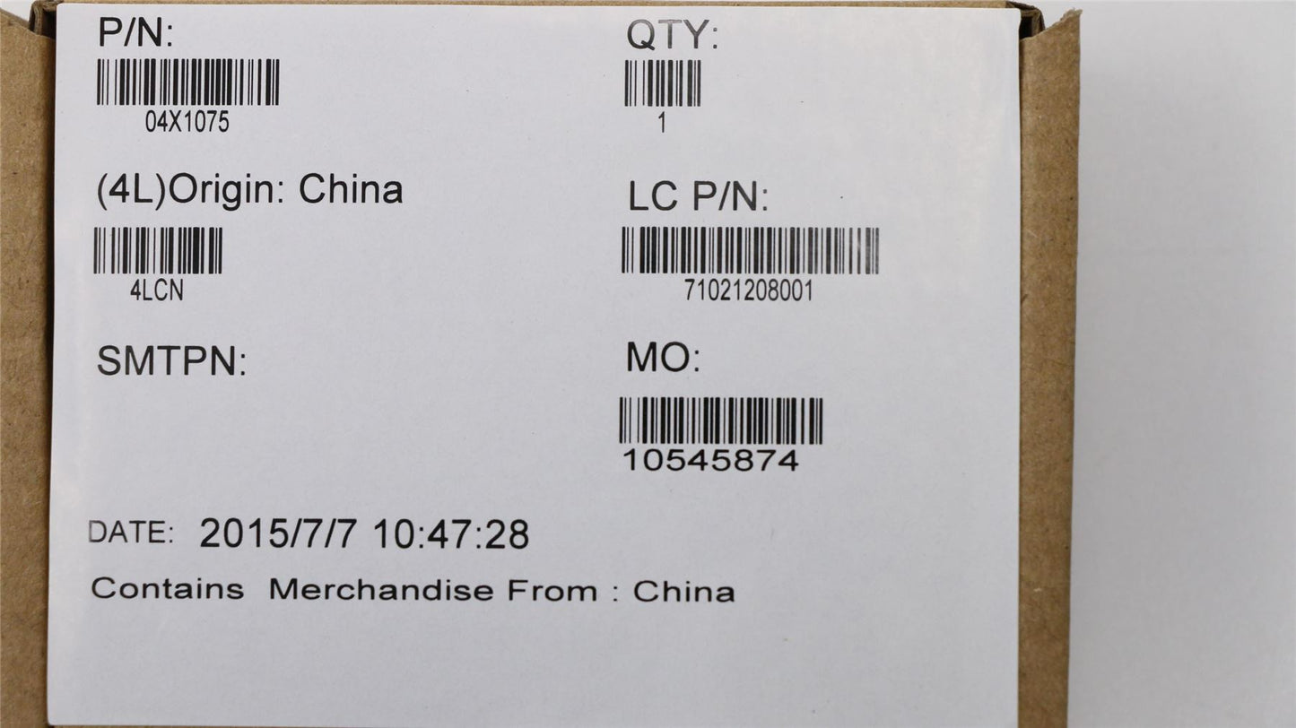 Lenovo FRU DC-IN RJ45 with BRK 14W #E431# 04X1075