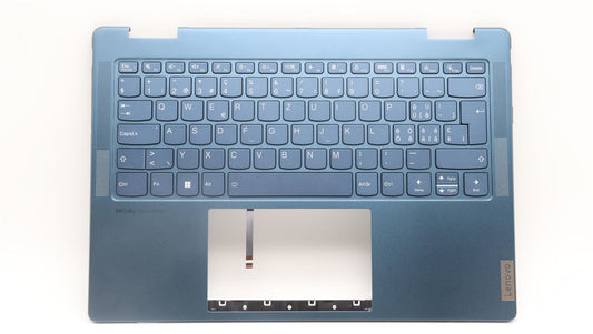 Lenovo Yoga 7 14IRL8 Keyboard Palmrest Top Cover Switzerland 5CB1L40865