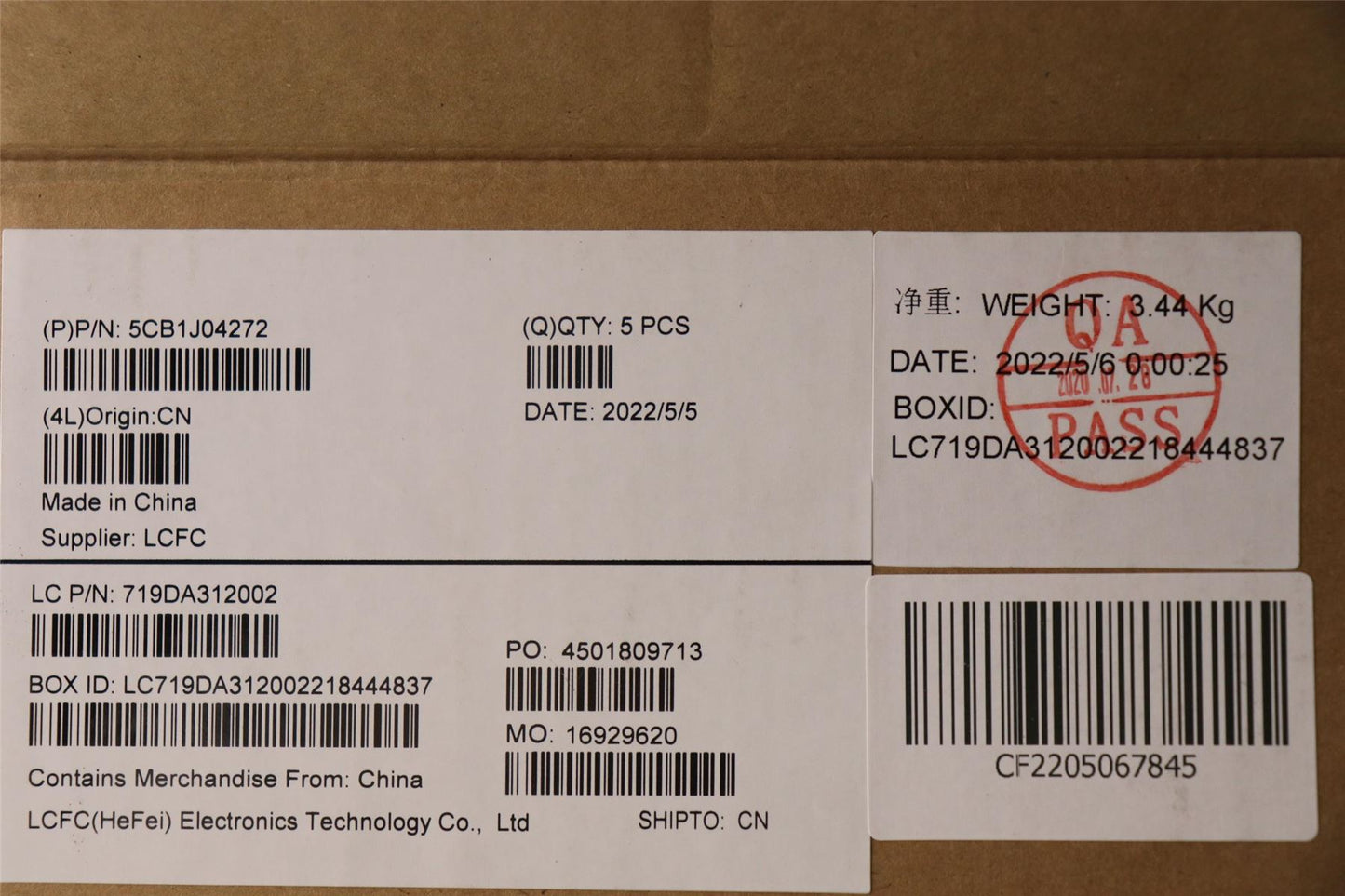 Lenovo LCD Cover L 82TF SG 5CB1J04272