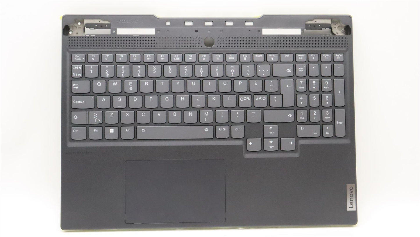 Lenovo Legion S7 16ARHA7 Palmrest Cover Touchpad Keyboard Nordic 5CB1J31472