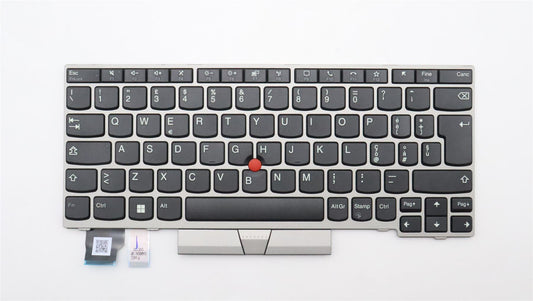 Lenovo ThinkPad L13 2 Tastatur Italienisch Silber 5N20V43596