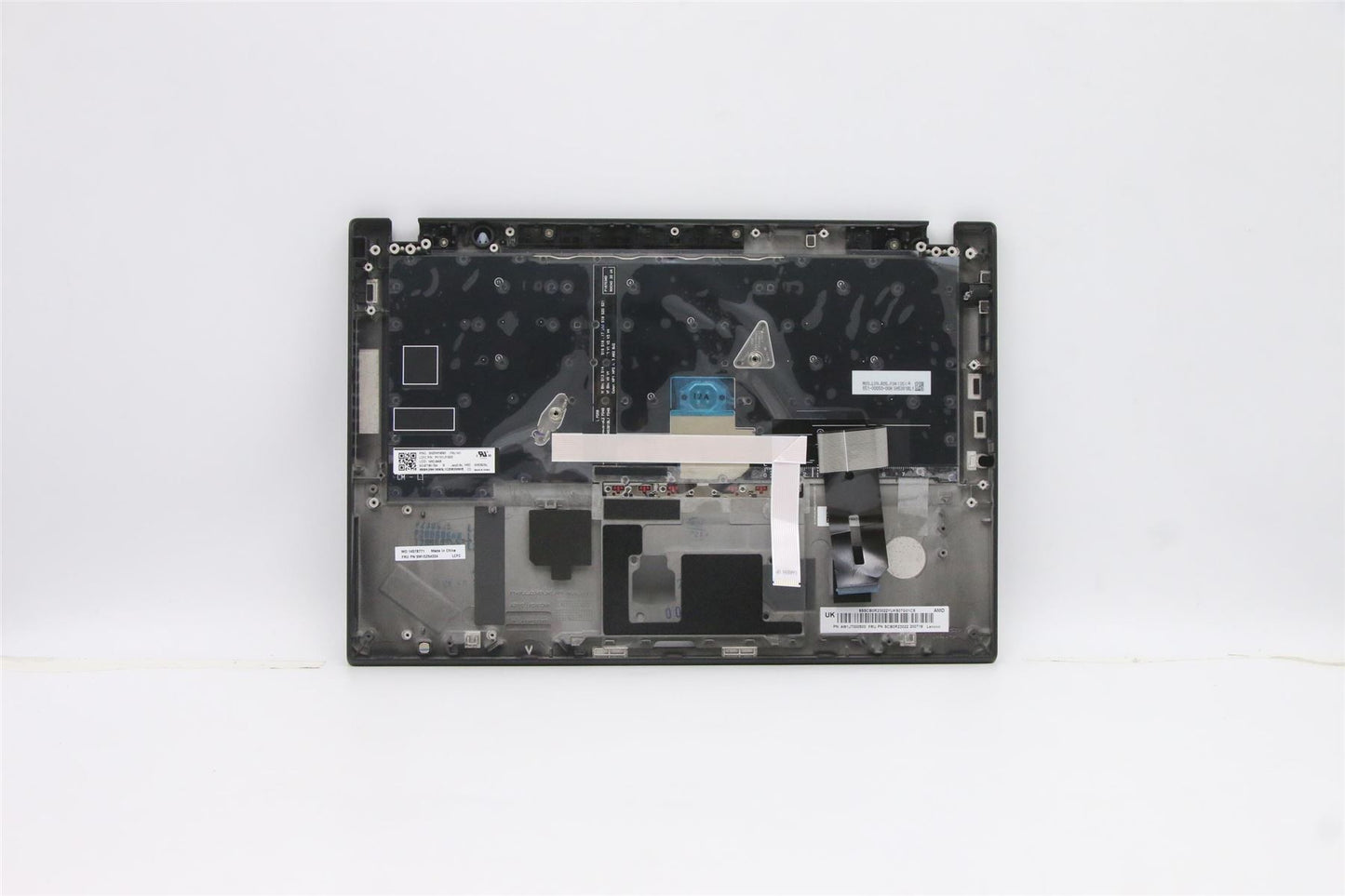 Lenovo ThinkPad T14s Keyboard Palmrest Top Cover Nordic Black Backlit 5M10Z54204