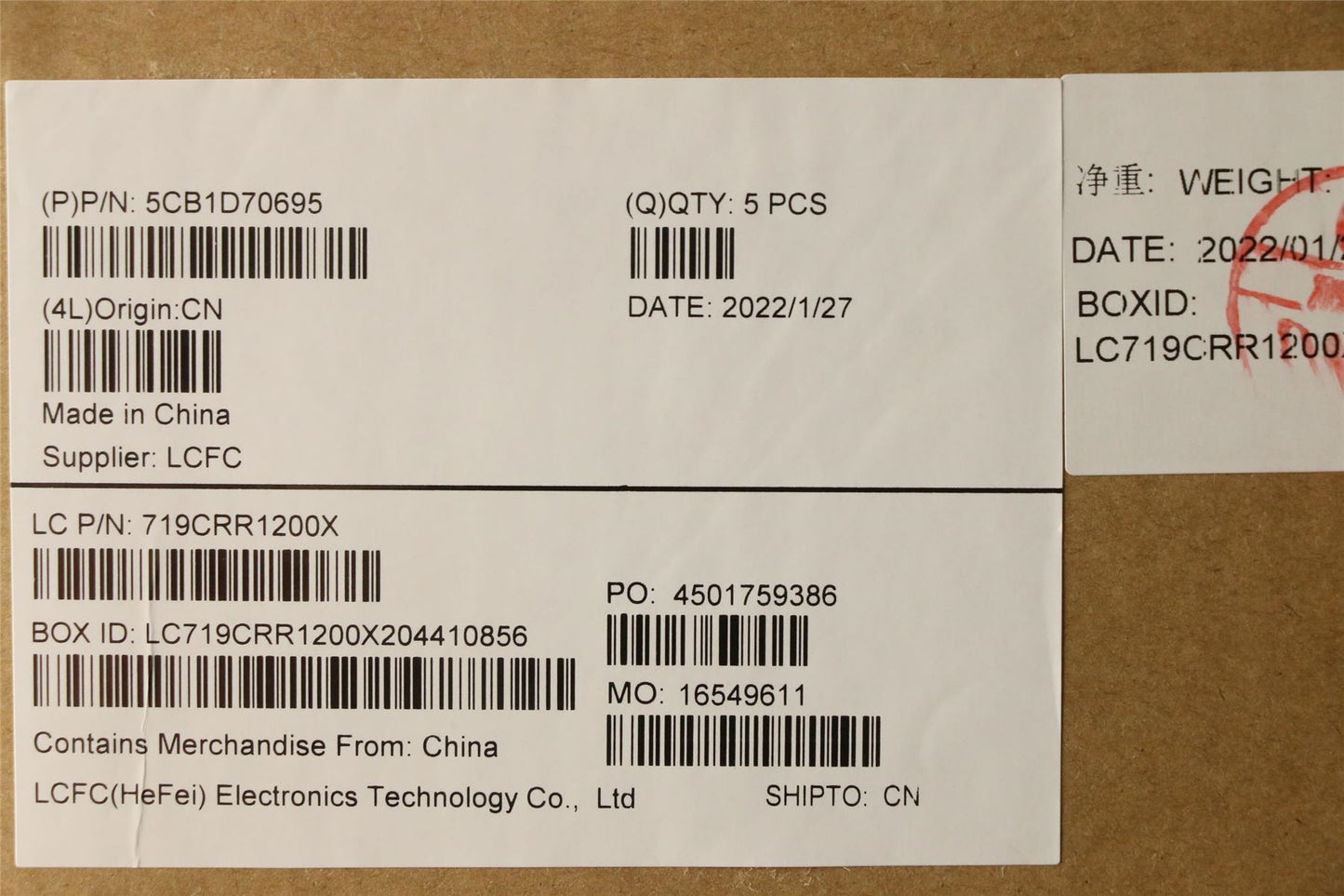 Lenovo Upper Case ASM_UKE L82L0 CGY 5CB1D70695
