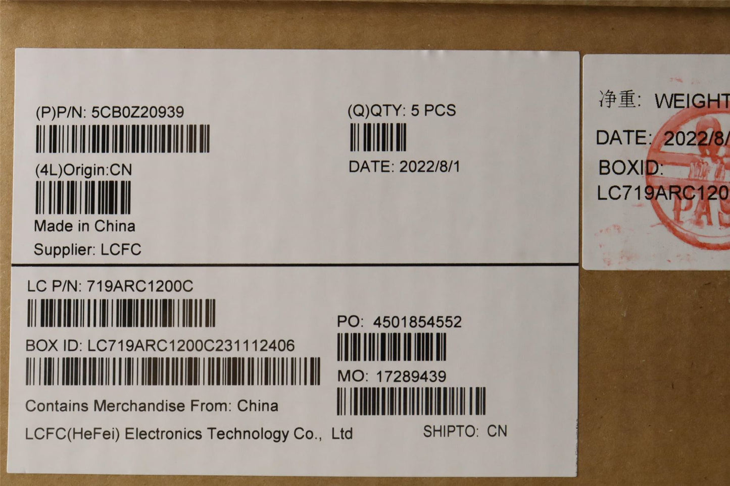 Lenovo Upper Case ASM_ND L82C3IGTEX 5CB0Z20939