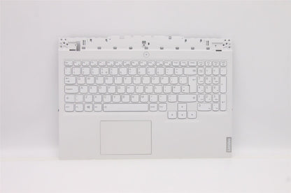 Lenovo 5 15ITH6H Palmrest Cover Touchpad Keyboard UK Storm Grey 5CB1D05093