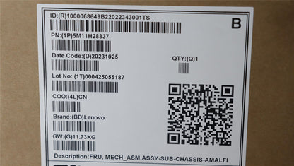 Lenovo MECH_ASM ASSY-SUB-CHASSIS-RACK-AMALFI 5M11H28837