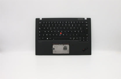 Lenovo Carbon X1 7th Keyboard Palmrest Top Cover French Black Backlit 5M10W85921