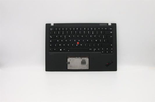 Lenovo Carbon X1 7th Keyboard Palmrest Top Cover French Black Backlit 5M10W85921