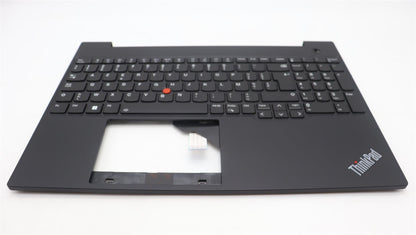 Lenovo ThinkPad E16 Gen 1 Keyboard Palmrest Top Cover Belgian Black 5M11L65182