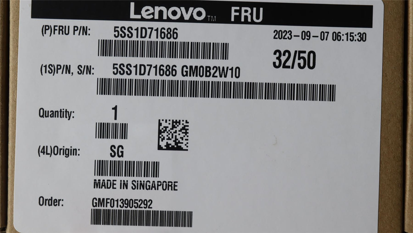 Lenovo SSD_ASM 512G,M.2,2280,PCIe4x4,MIC,STD 5SS1D71686