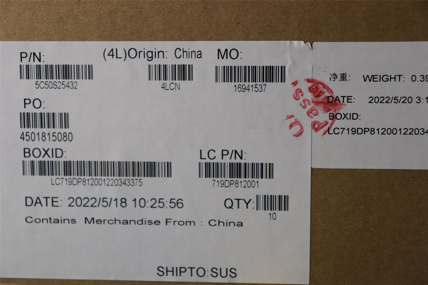 Lenovo USB Board L 82TL 5C50S25432