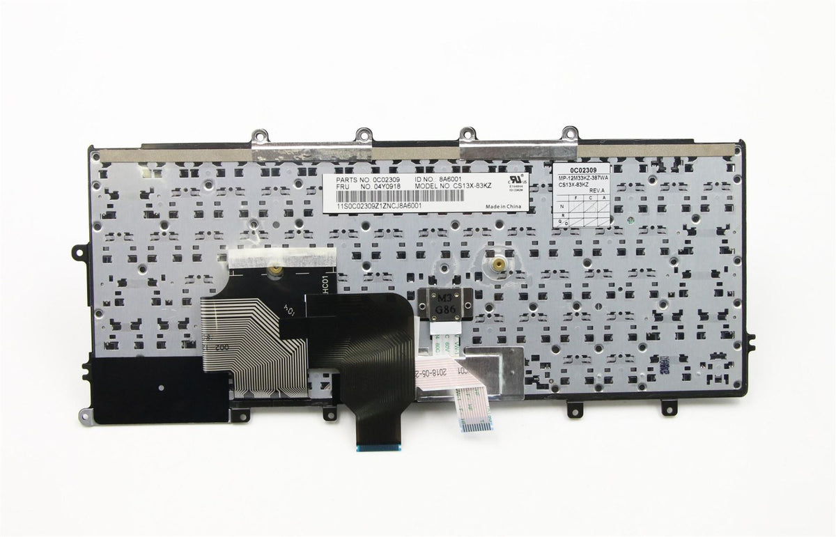 Lenovo CS13X, KZ, CHY Kazakh Keyboard 04Y0918