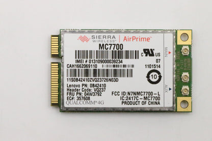 Lenovo Wireless,WWAN,SIE,7700 Win7 FMC WWAN Board 04W3792
