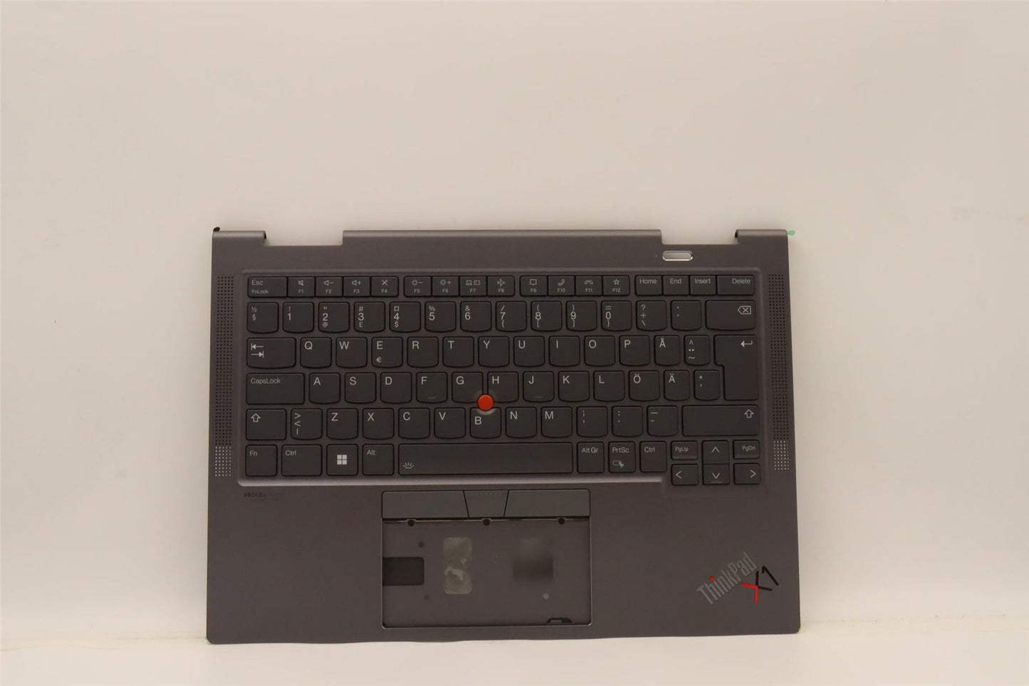 Lenovo ThinkPad X1 7th Gen Keyboard Palmrest Top Cover Grey 5M11H45745