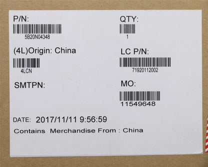 Lenovo MBL80VL I36006U UMAD4G W/RTCWIN 5B20N04348