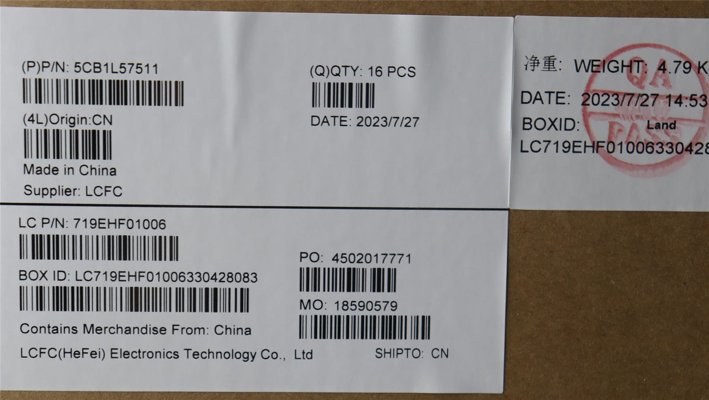 Lenovo FRU KT4DA_D_COVER_UMA_WL_ASSY_BK 5CB1L57511