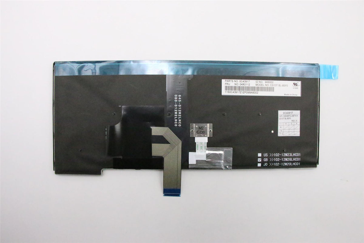 Lenovo CS13T, FR, CHY, Backlit French Keyboard 04X0112