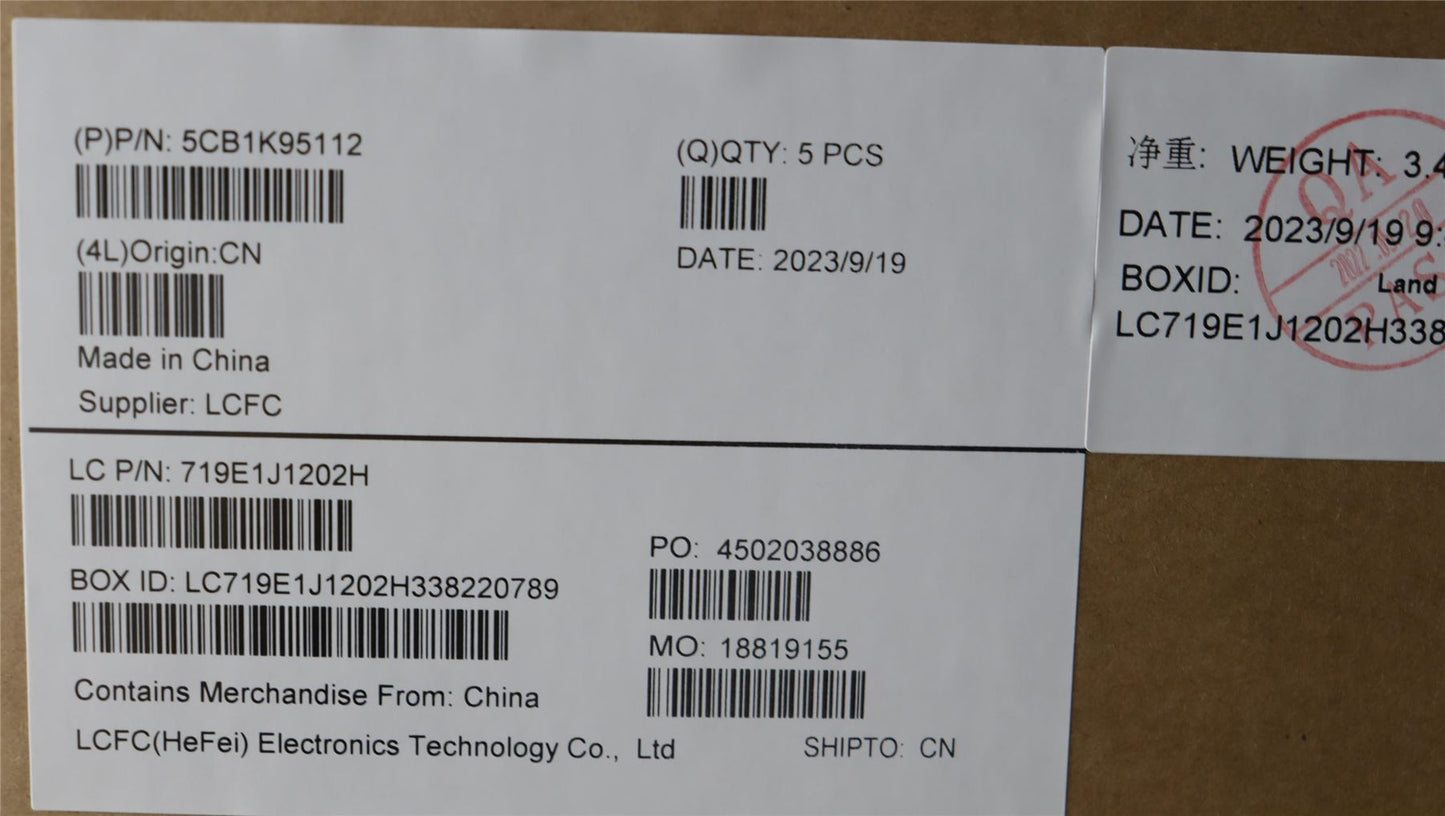Lenovo Upper Case ASM_FRA L82XB FB NBL 5CB1K95112