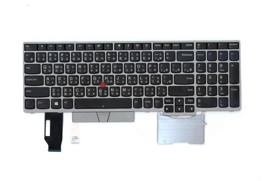 Genuine Lenovo ThinkPad E580 E590 Keyboard Chinese Silver 01YN732 01YN652